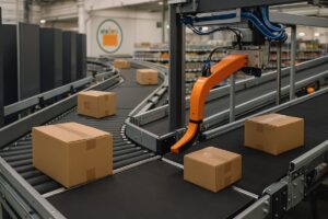 Sistemas de clasificación de paquetes de alta velocidad para centros logísticos