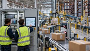 automatización centro de distribución Amazon Zaragoza