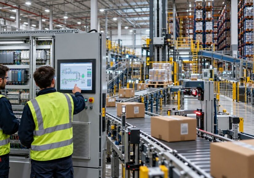 automatización centro de distribución Amazon Zaragoza